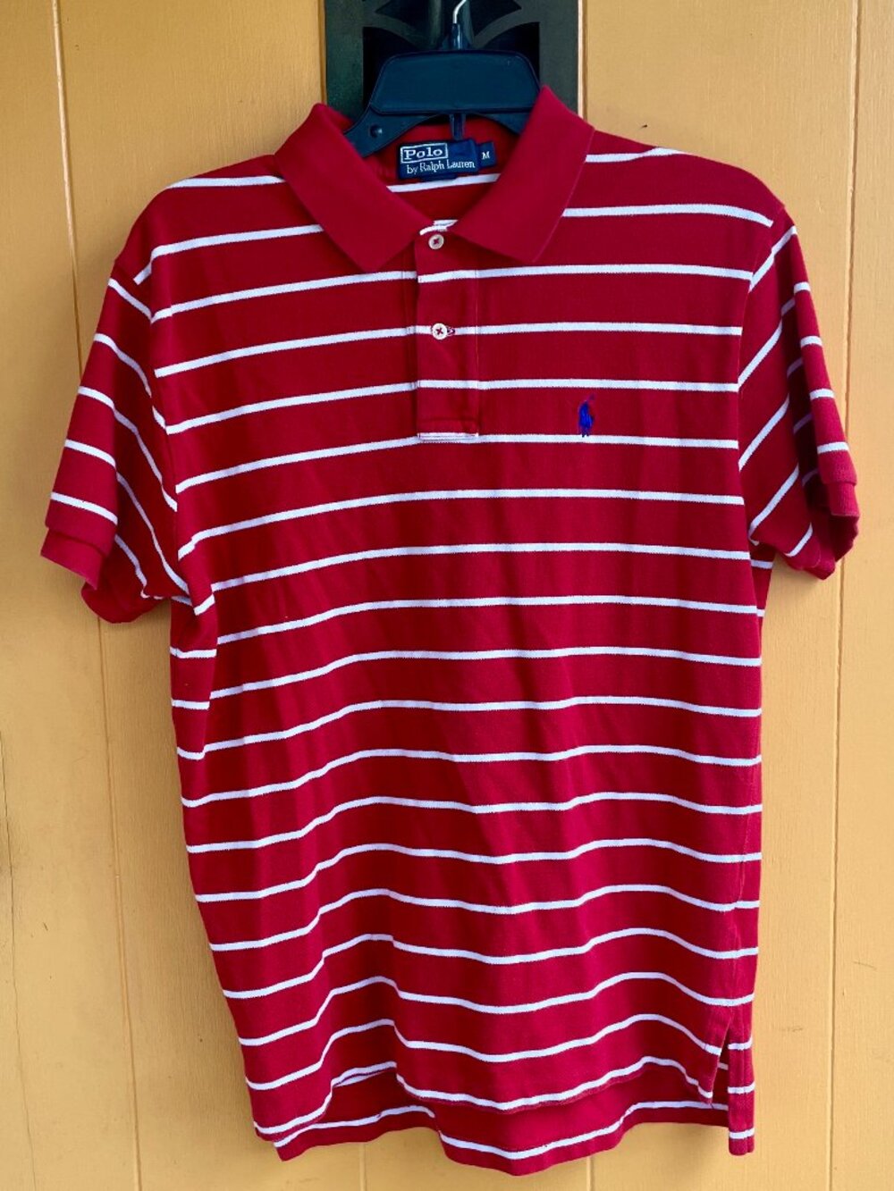 Vintage Polo Ralph Lauren Red Sripe Polo